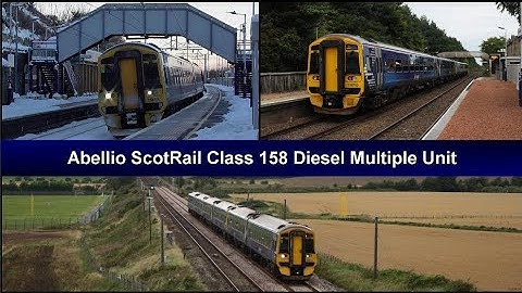 Abellio ScotRail Class 158 BREL Express Sprinter 