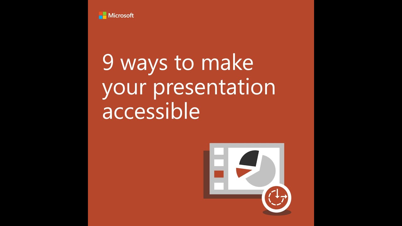 making a powerpoint presentation accessible