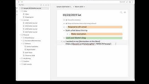 Dynalist Collections Hyperlink Demo