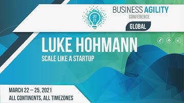 Scale like a Startup | Luke Hohmann