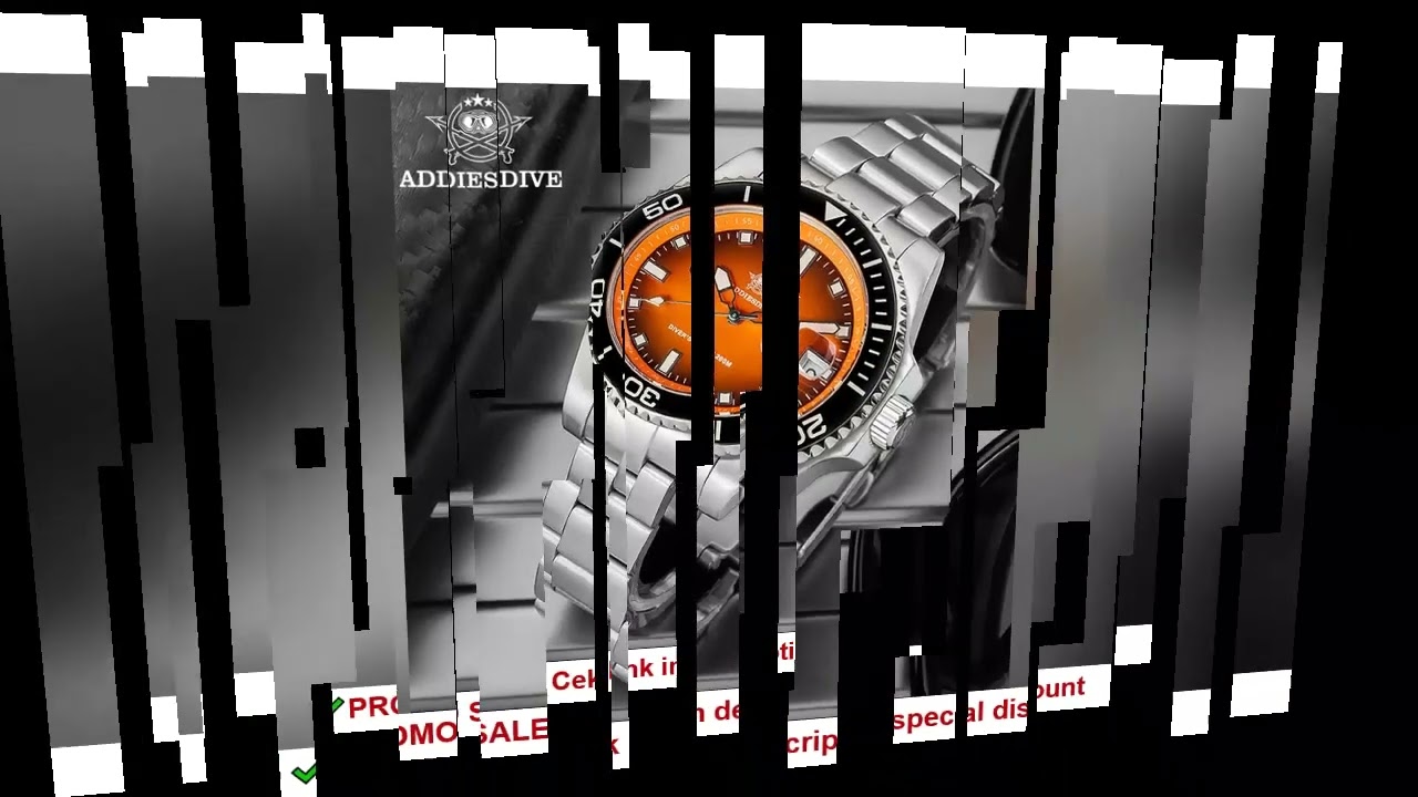 ADDIESDIVE AD2089 NEW Watches 2025 Fashion 41mm Quartz Watch Colorful Rotatable Bezel BWG9 Luminous