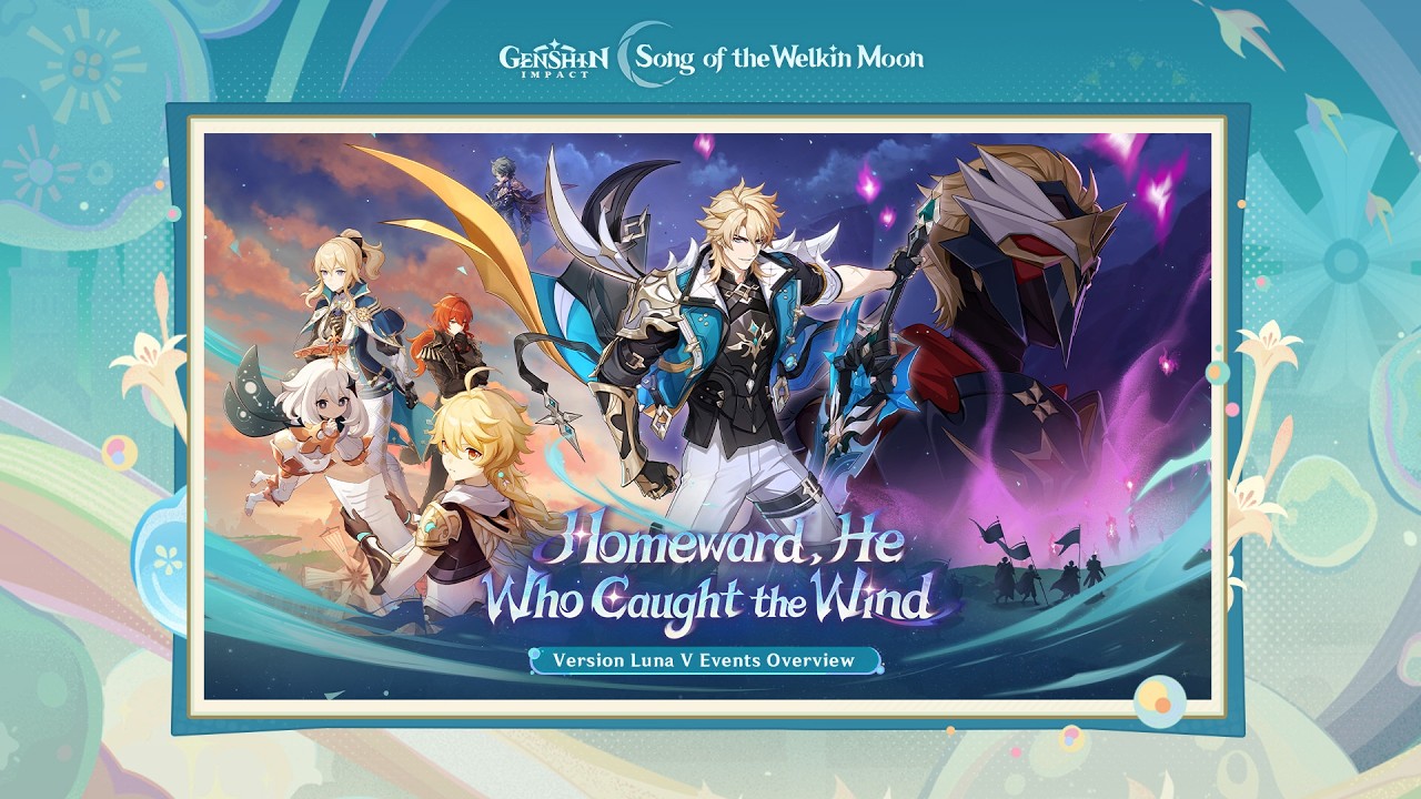 Обзор событий версии «Луна V: Возвращение ловца ветра» | Genshin Impact  