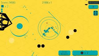 Bullet Voyage - Gameplay (Geometry Wars style roguelite for Android) screenshot 2