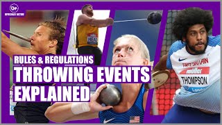 Athletics: Throwing Events Explained | Rules of Discus, Hammer,  Javelin & Shot Put