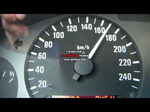 BMW E36 320i Acceleration 0-170 km/h