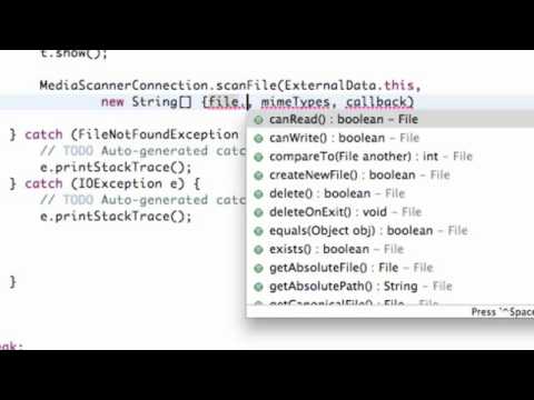 Android Application Development   110   Media Scanner Connection