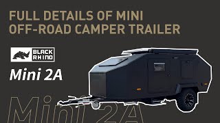 Real off-road RV trailer--Black Rhino camper trailer mini 2A
