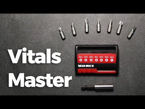 Набір біт з тримачем 7 предметів Vitals Master (187861)