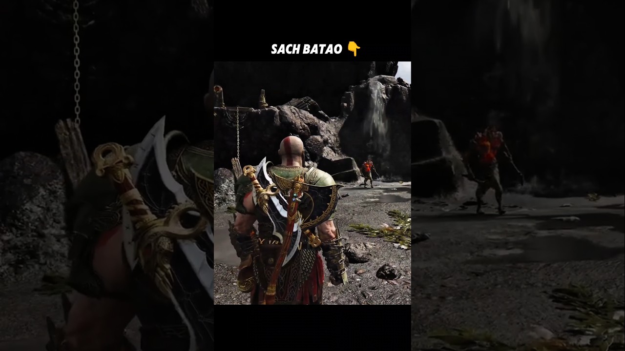 &ldquo;Kratos hero hai ya villain? |  #Kratos#GodOfWar#GamingShorts#PS5#GodOfWarRagnarok
