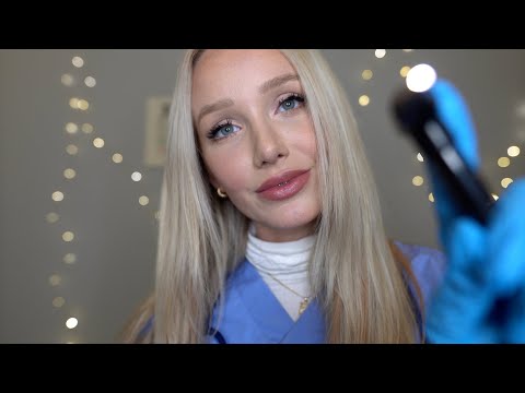 ASMR Doctor Check Up Roleplay (soft speaking, whispers, personal attention, writing...) // GwenGwiz