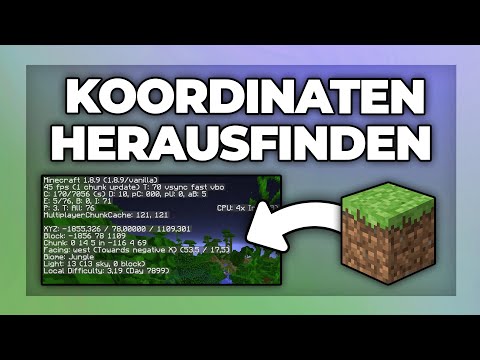 Minecraft Koordinaten herausfinden / anzeigen lassen (Java & Bedrock)