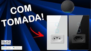 SOLUÇÃO! Interruptor Inteligente com Tomada compatível com Amazon Alexa ou Google Home