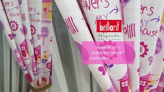 Brillant My House Bebek Çocuk Odası Fon Perde Theperde