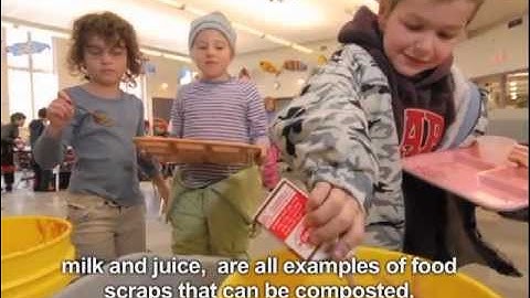 Central Vermont Solid Waste District Elementary School Compost Video (with subtitles)
