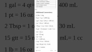 unit conversions/Mastering Conversion Calculations/Top 10 Most Important Conversions