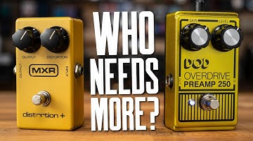 MXR Distortion+ & DOD OD Preamp 250 – Let