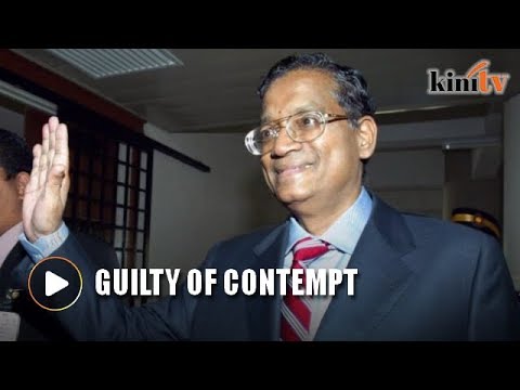 VK Lingam sentenced to six months jail for contempt