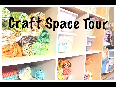 Craft Room Tour: Organizing Journal Supplies: Studio Tour 