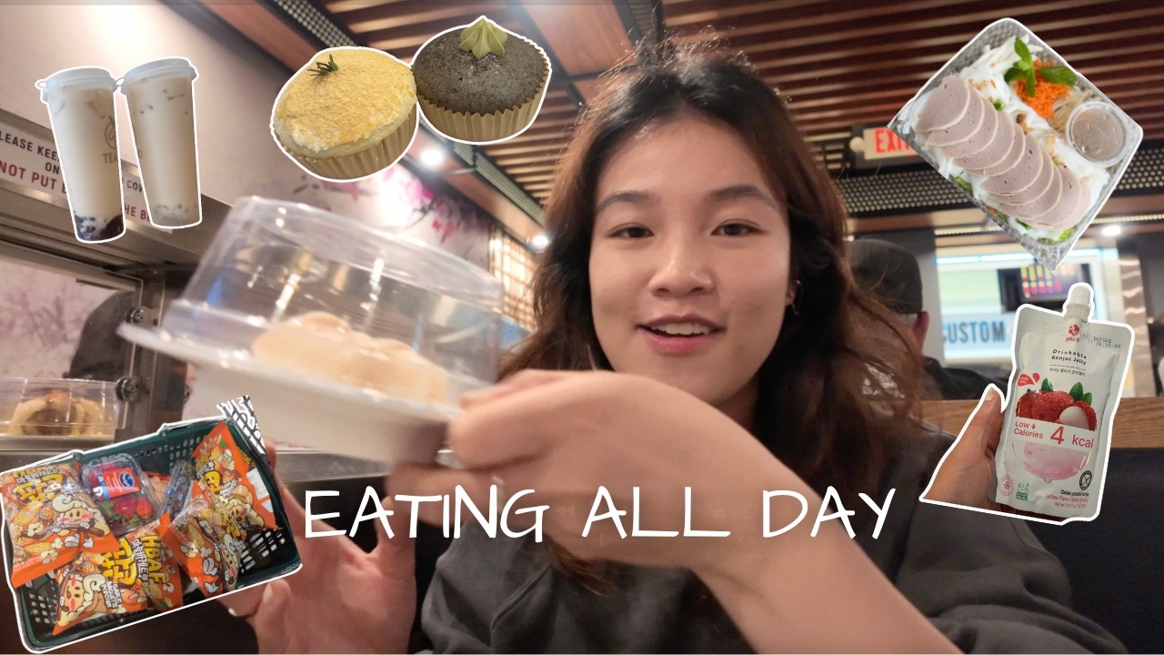 eating everything in a day, conveyor belt sushi, Jagalchi market | The Final Twenties #3