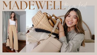 Madewell Summer Try On Haul | Madewell New Arrivals, Leather Bags, Pants, Tanks, Shoes, and Dresses!
