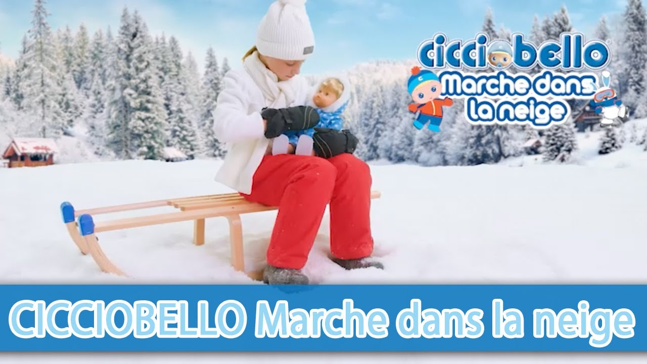 Cicciobello / Marche dans la neige / Pub TV / Giochi France 