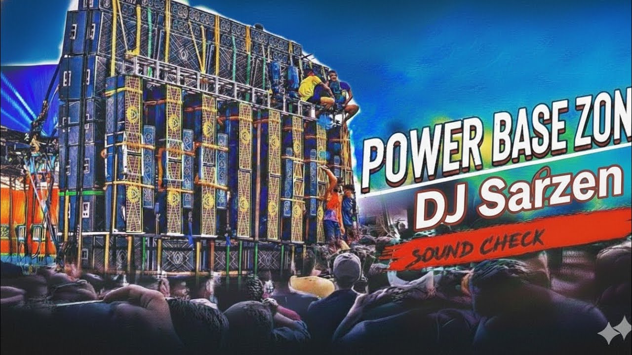 🔥🎧 Dj Sarzen !! Feel The Bass High Bass Frequency !! Soundcheck !! Full Bass  !!  DJ Manohar Rana