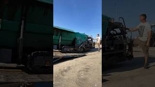 Vögele Super 800-3I Rozładunek Kompaktowej Gąsienicowej Układarki Asfaltu Cz. Ii