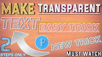 Make Transparent Text Very Easily | Pixellab New Text Editing |Pixellab Tutorial | Editing | VEDITZ