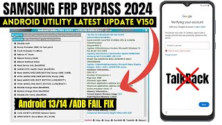 Samsung Frp Bypass Adb Fail Fix 2025 All Samsung Frp Bypass Android 13 Without Talkback