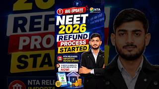 NEET 2026 Refund Process Started 🔥 | NTA Big Update | Refund Status & Eligibility Check