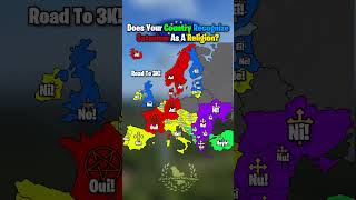 Does Your Country Recognize Satanism As A Religion? #europe #mapguide #geography