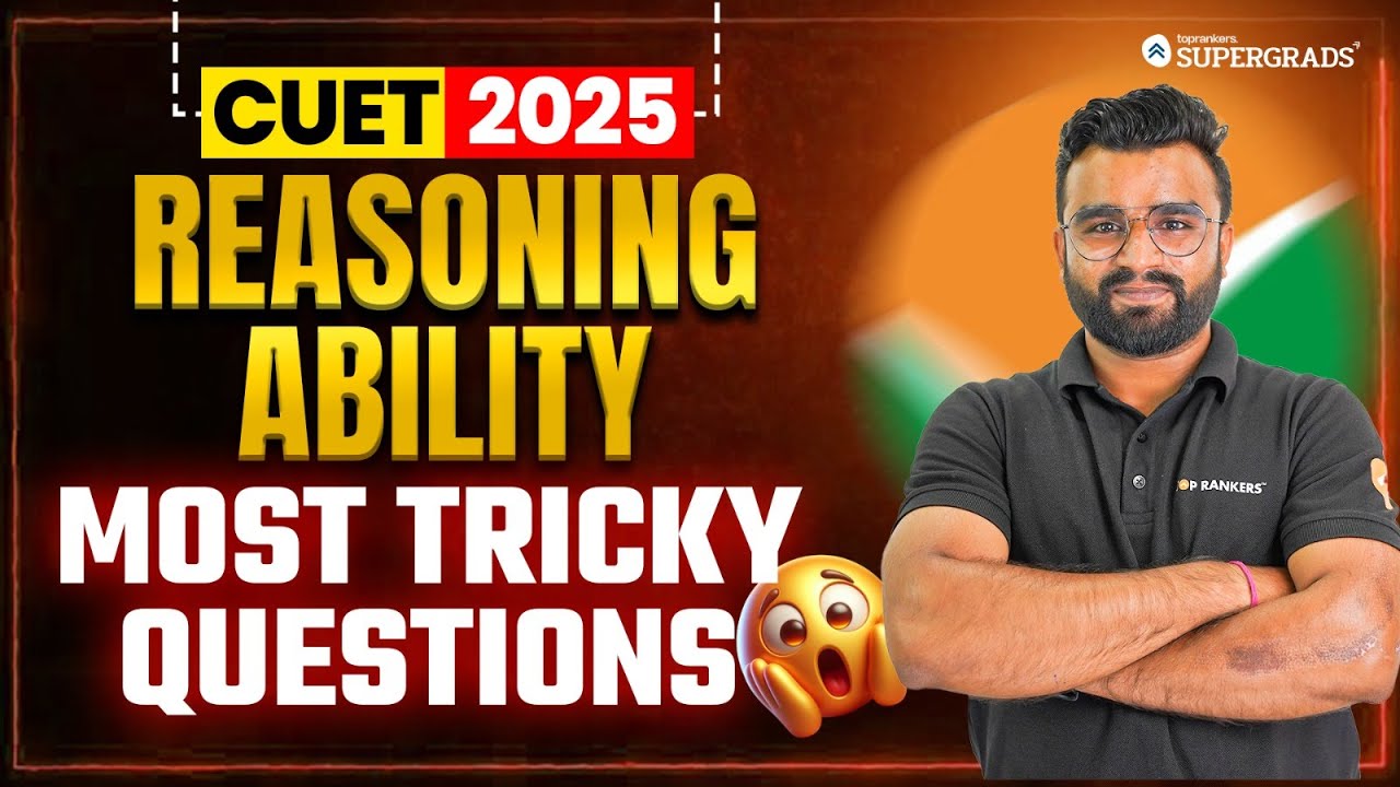 Most Tricky Questions - CUET 2025 Logical Reasoning ️| CUET 2025 GAT ...