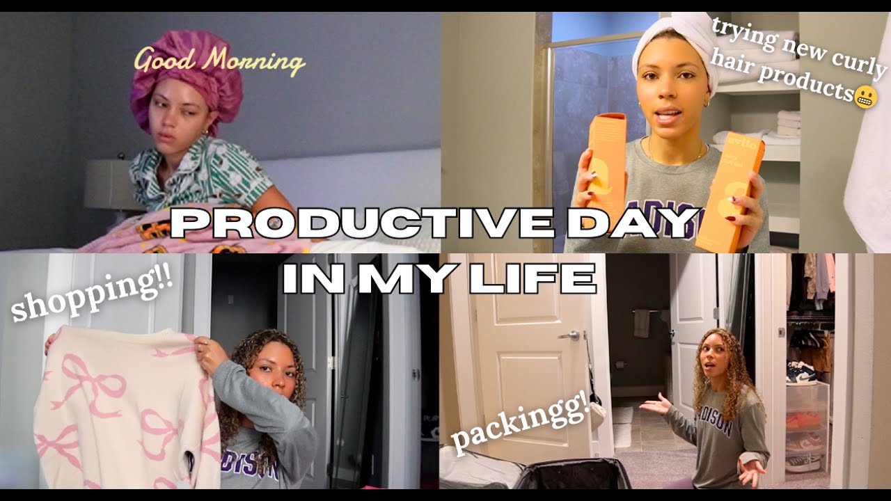 PRODUCTIVE DAY IN MY LIFE | shopping + errands + packing + getting ...
