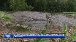 Onslow County flood warning