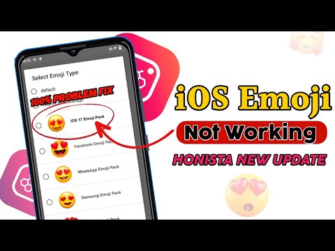 iOS Emoji Not working on Honista || Honista ios emoji not warking 2025 || honista New update 