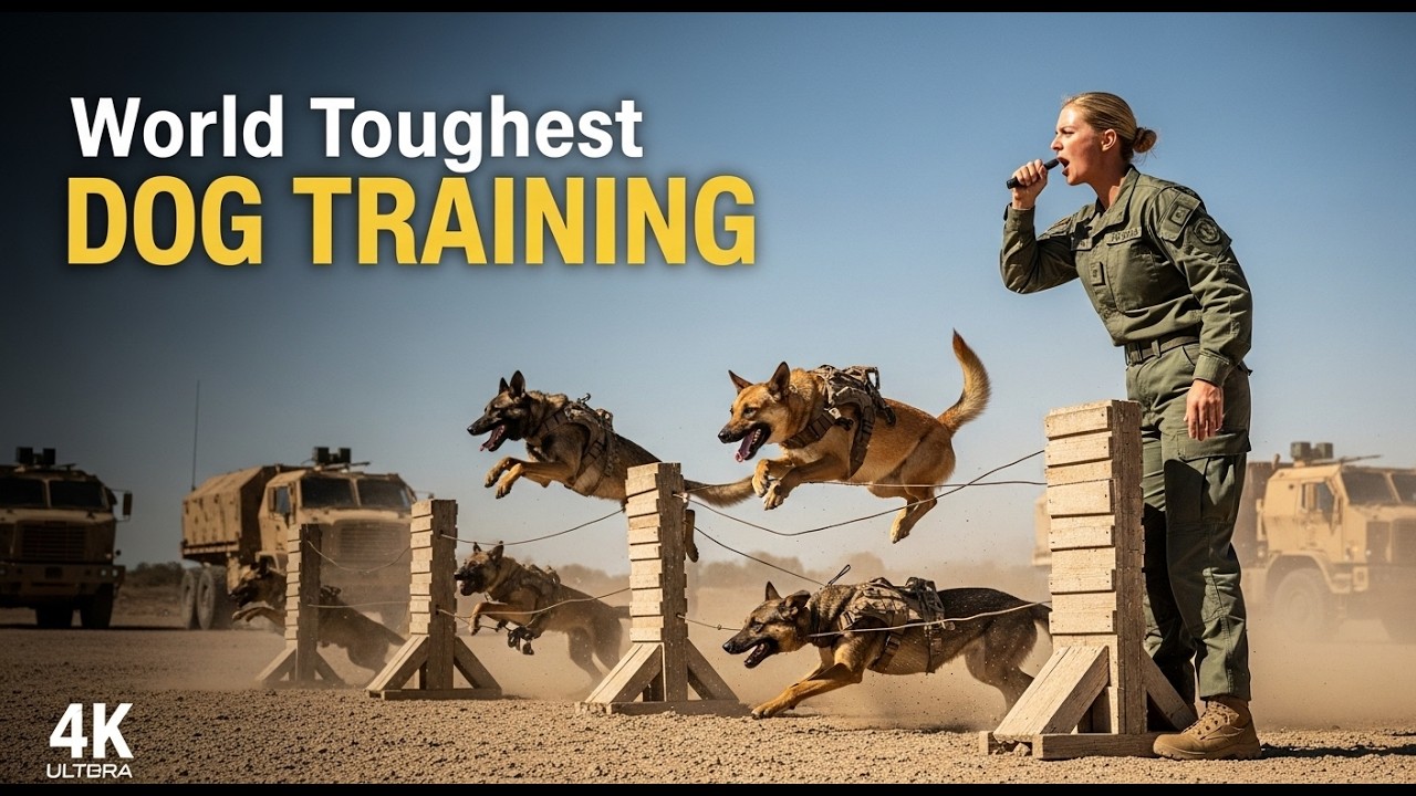 Экстремальная дрессировка военных собак | Самое сложное в мире армейское испытание с преодолением...