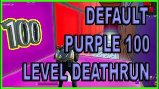 🔥💯100 PURPLE LEVEL DEATHRUN [CODE] 🐵 HOW TO PASS IT