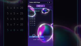 Python Multiplication Table 🔥 Easy Python Loop Tutorial 🐍❤️ #Shorts
