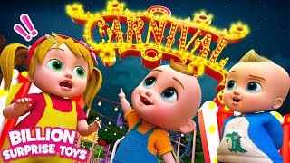 Fun Carnival Day Exploration with the Babies- BillionSurpriseToys by BillionSurpriseToys  - Nursery Rhymes & Cartoons 14,540 views 2 days ago 11 minutes, 5 seconds