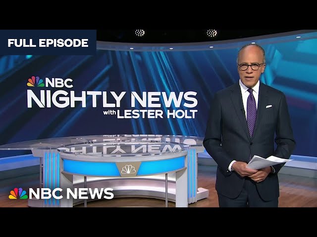 Nightly News Full Broadcast - May 13 class=