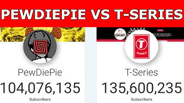 PewDiePie vs T-Series (LIVESTREAM