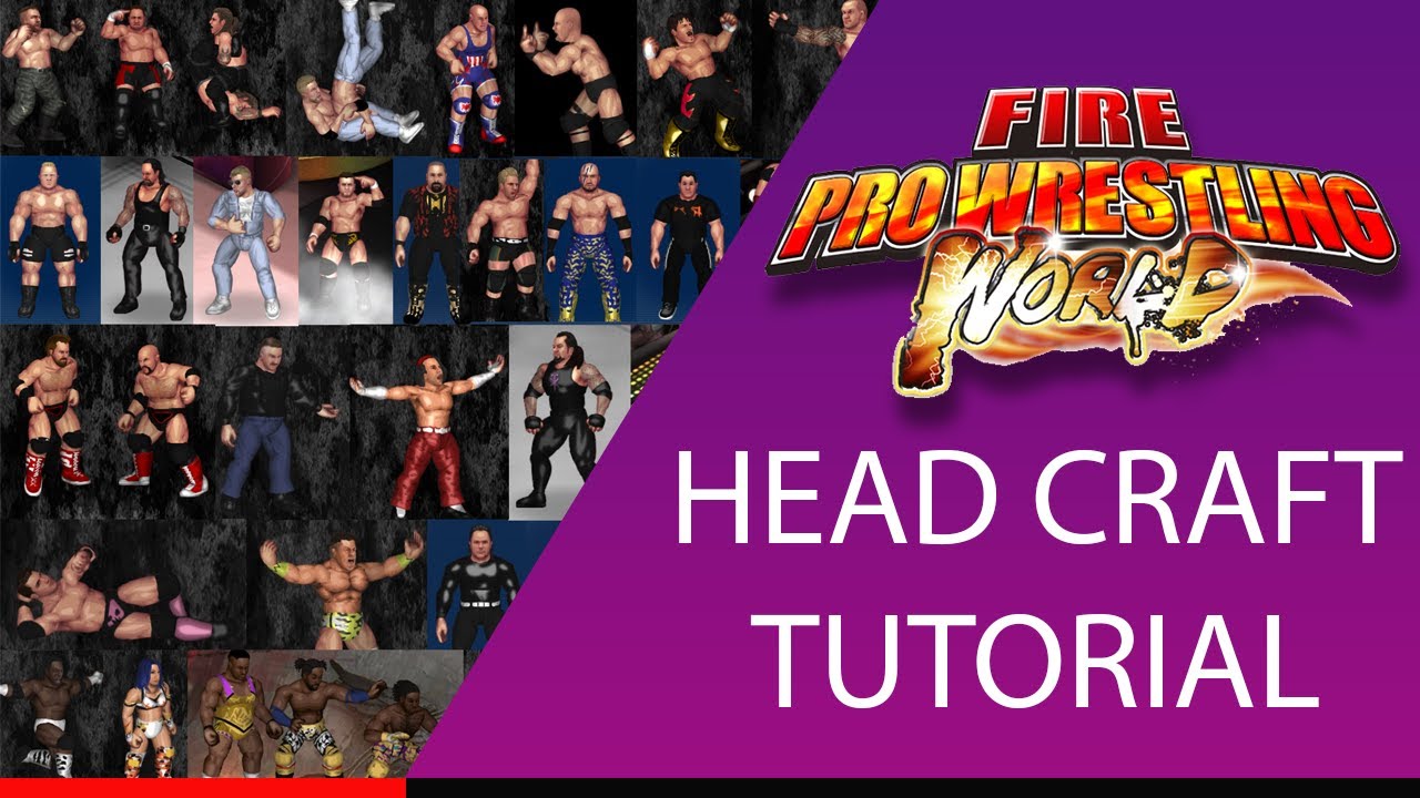 Fire Pro Wrestling - Head Craft tutorial