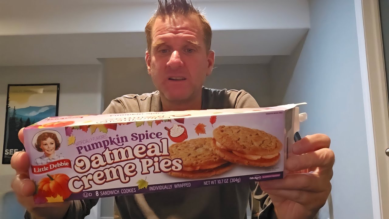 Обзор нового тыквенного пирога с овсянкой и специями от Little Debbie