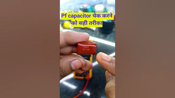 how to check PF capacitor with multimeter #trending #viralvideo #krelectronicwork