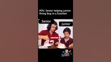 When Senior Helps Junior Fix the Bug 🤣 | Funniest Coding Meme Shorts #shorts #shortfeed #codingmeme