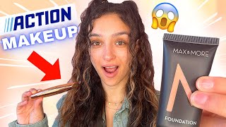 JE FAIS UN MAQUILLAGE AVEC LES PRODUITS MAKEUP ACTION !  j'ai enfin trouvé du fond de teint