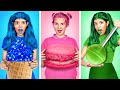 Eating ONLY ONE Color FOOD for 24 Hours! If DIET was a PERSON | Relatable Situations by La La Life