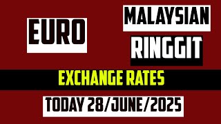 Euro to Malaysian Ringgit Current Currency Exchange Rates Today 28 June 2025