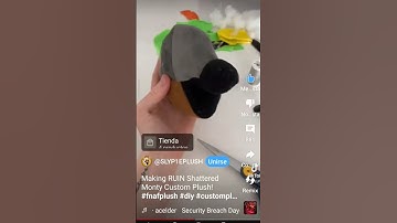 Making Ruin Shattered Monty Custom Plush! 🐊 #fnafplush #diy #customplush #fnafruin #shatteredmonty 🐊
