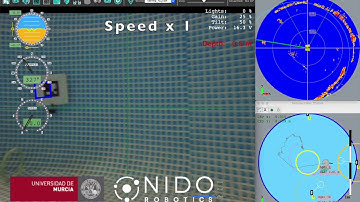 Underwater Positioning. Particle filter with visual markers and sonar (full motion correction)
